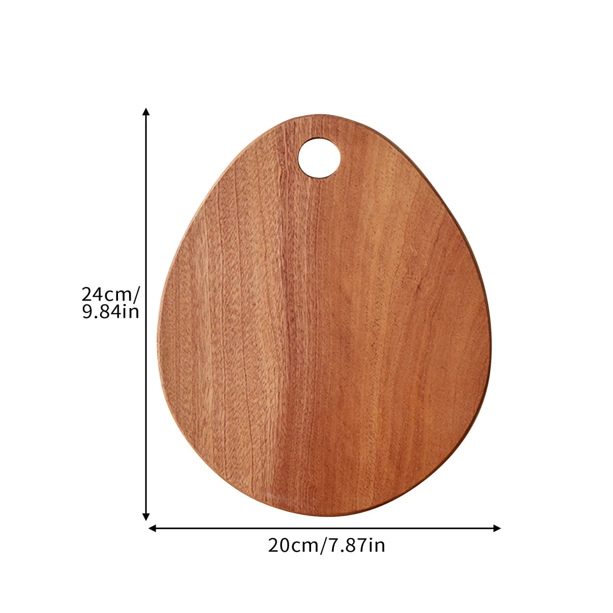 Long-handled Acacia Wood Cutting Board Solid Household Wooden Creative Photo Props Serving Charcuterie Boards Posing