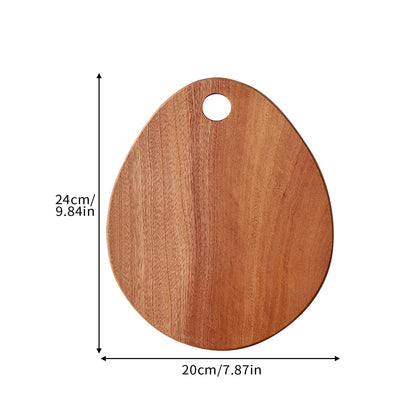 Long-handled Acacia Wood Cutting Board Solid Household Wooden Creative Photo Props Serving Charcuterie Boards Posing