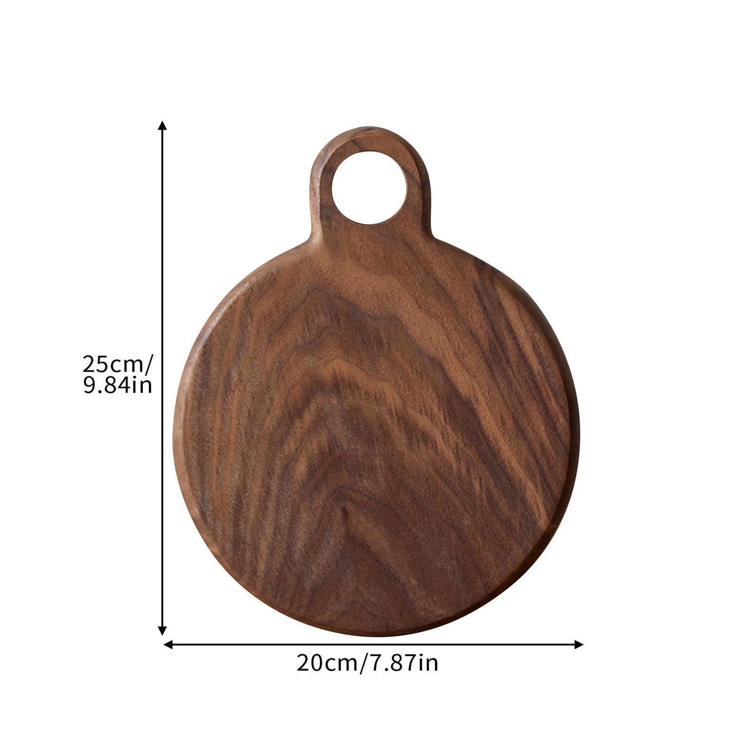 Long-handled Acacia Wood Cutting Board Solid Household Wooden Creative Photo Props Serving Charcuterie Boards Posing