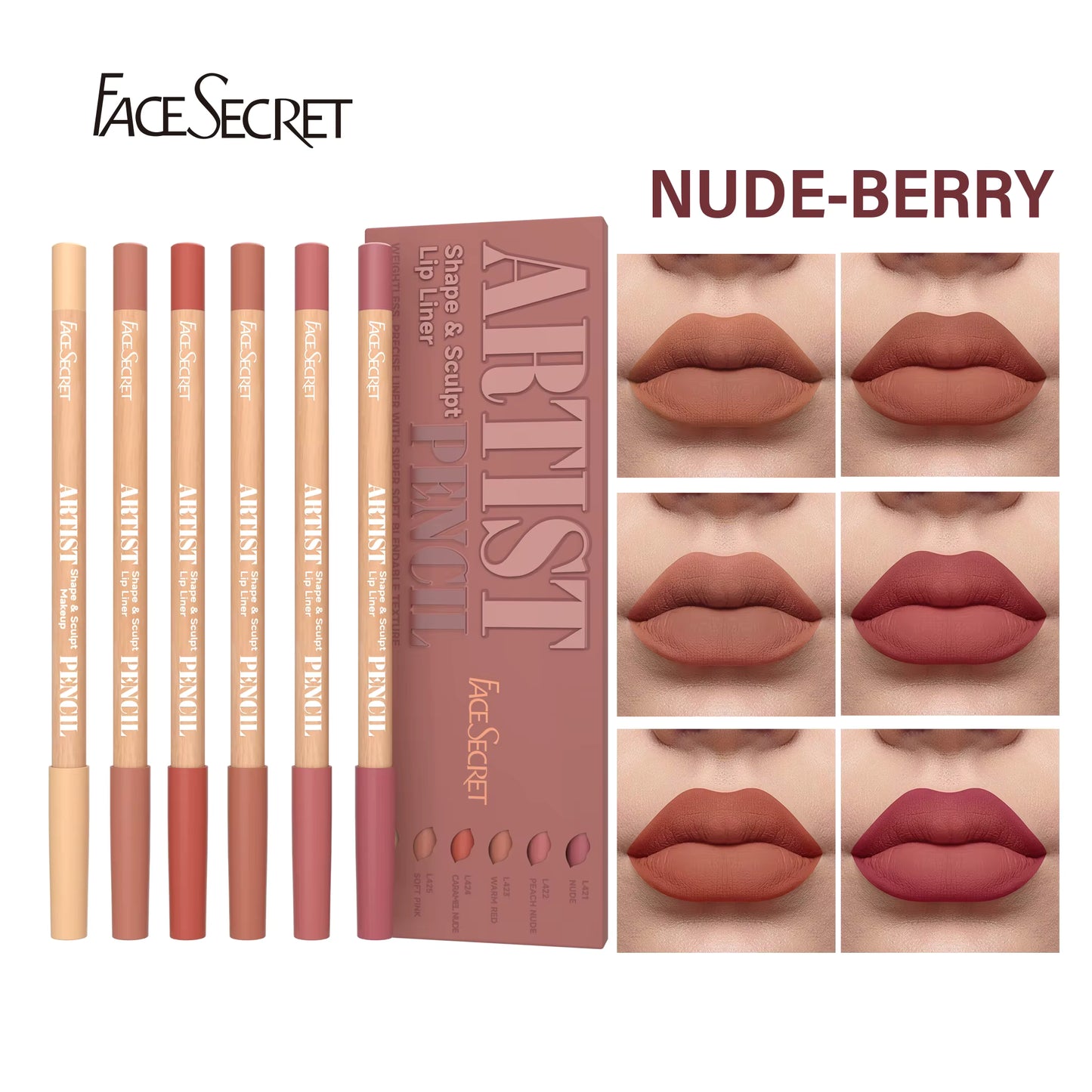 Velvet Luxe Lip Liner Set™ 6pc