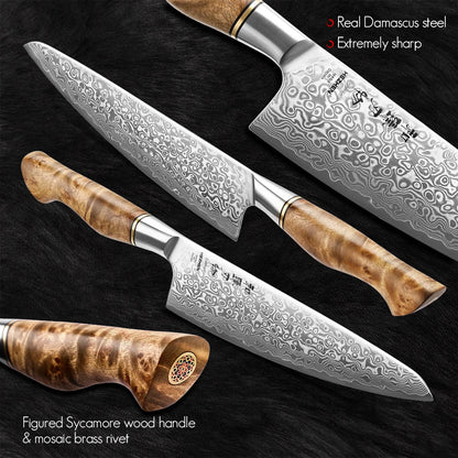 Master Series Damascus Steel Chef Knife