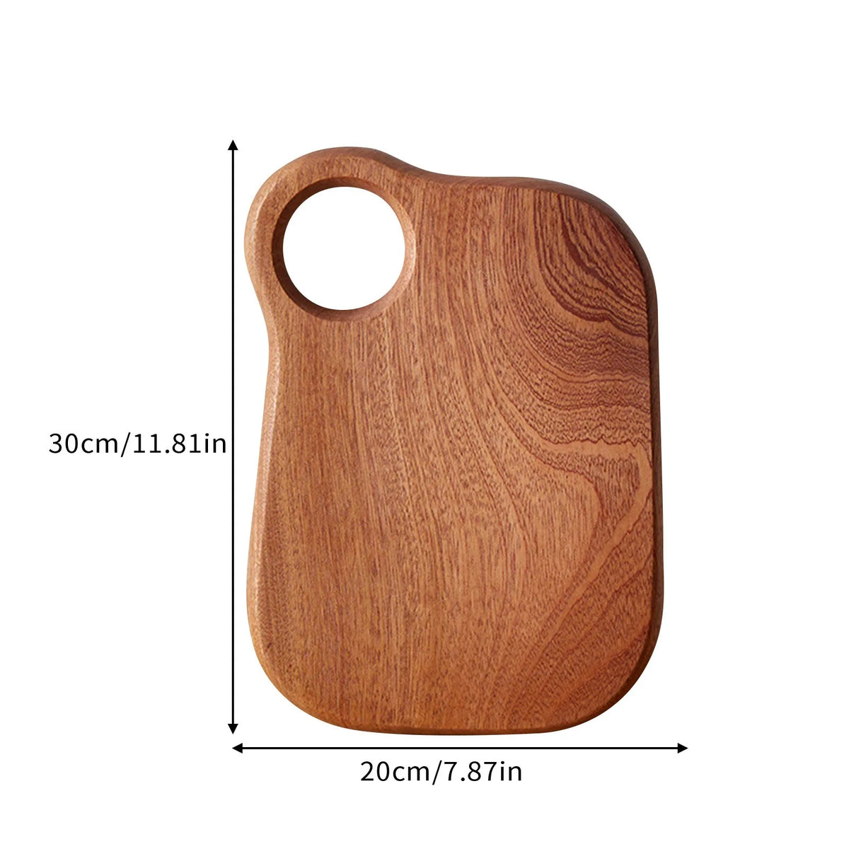 Long-handled Acacia Wood Cutting Board Solid Household Wooden Creative Photo Props Serving Charcuterie Boards Posing