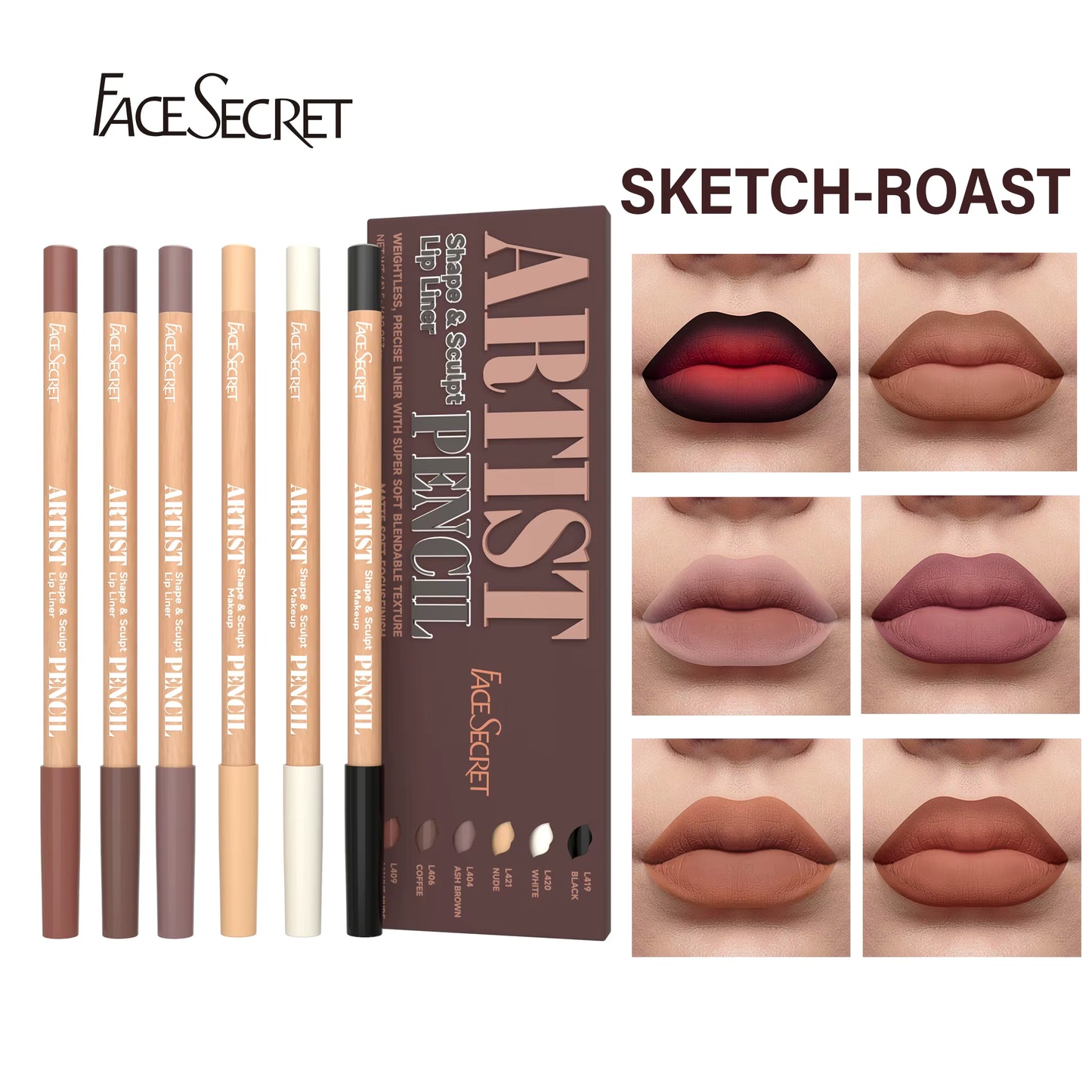 Velvet Luxe Lip Liner Set™ 6pc