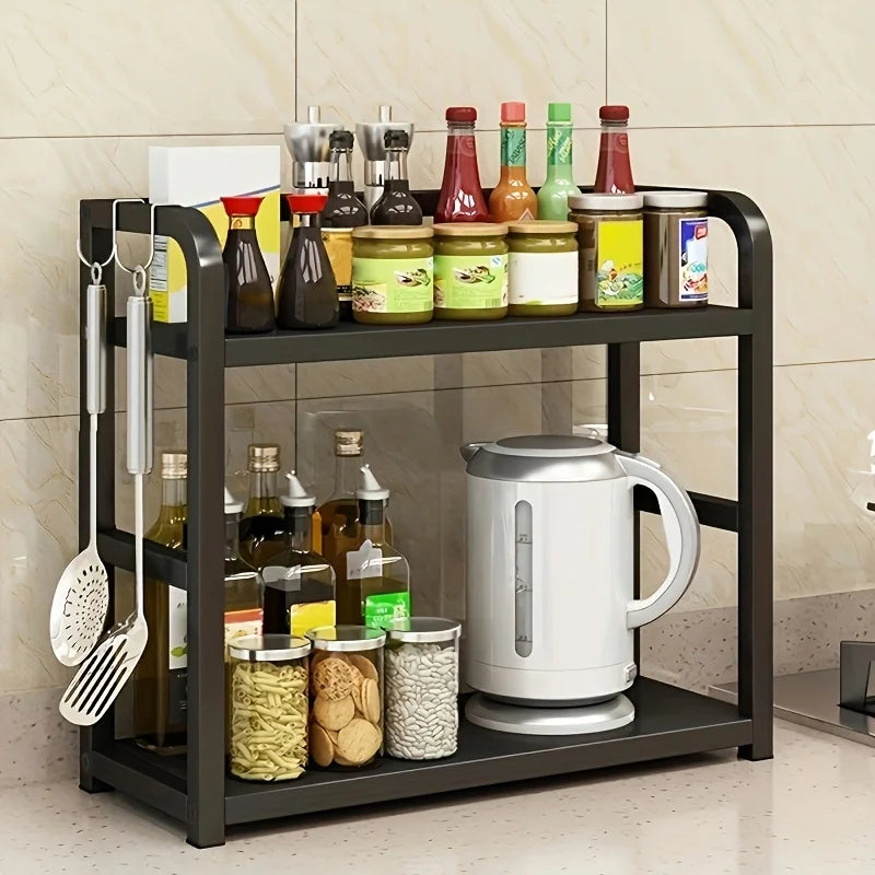 Elegant 2-Tier Metal Countertop Shelf™