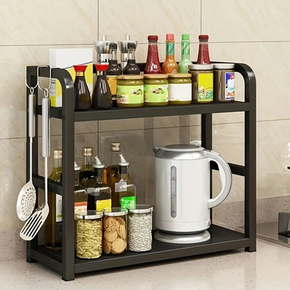 Elegant 2-Tier Metal Countertop Shelf™