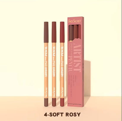 velvet lip liner 3pcs