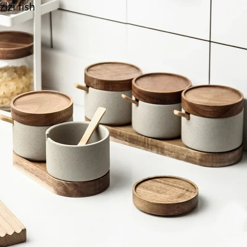 Elegant Ceramic Spice Storage Jar™