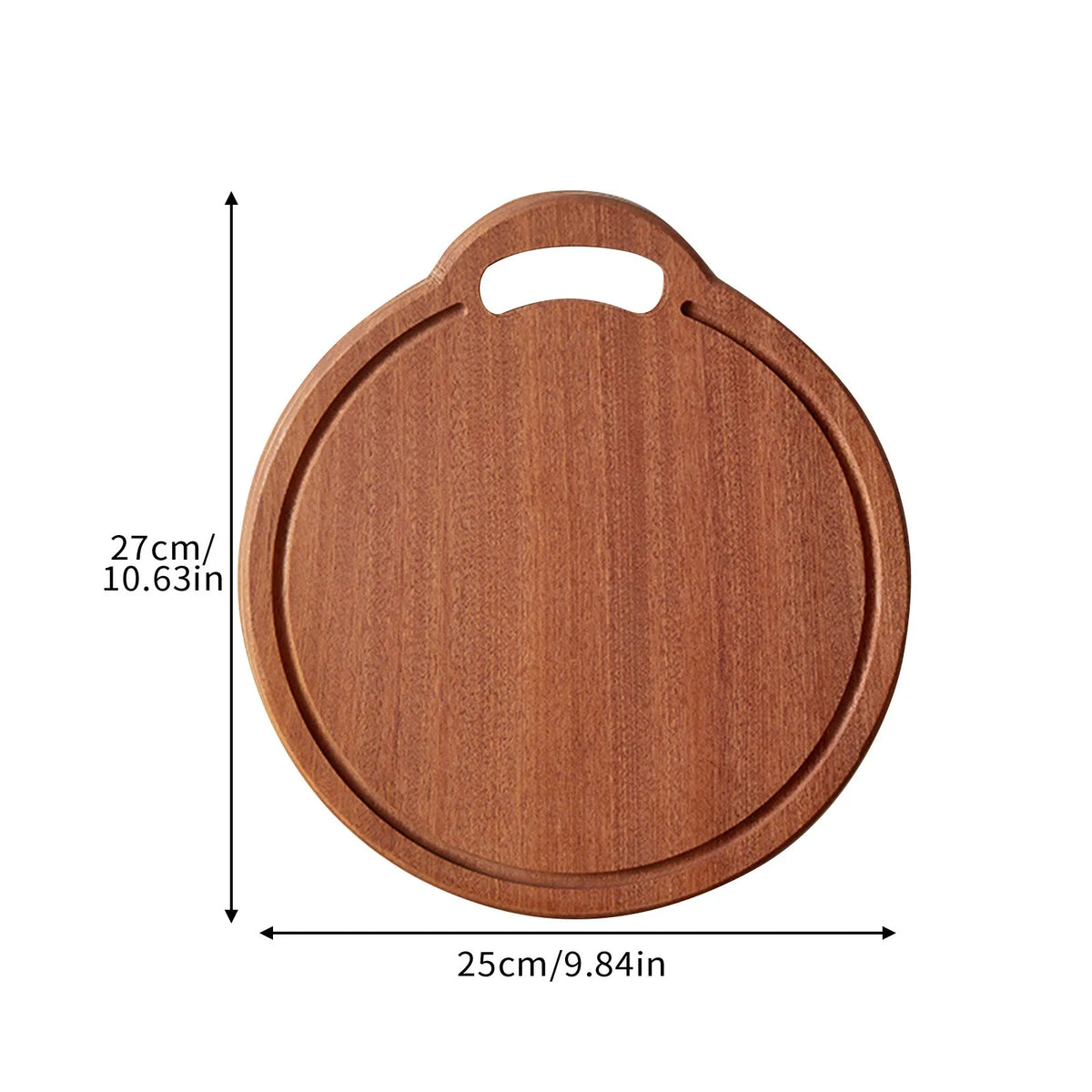 Long-handled Acacia Wood Cutting Board Solid Household Wooden Creative Photo Props Serving Charcuterie Boards Posing