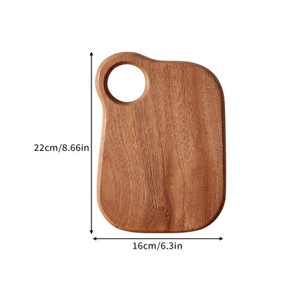 Long-handled Acacia Wood Cutting Board Solid Household Wooden Creative Photo Props Serving Charcuterie Boards Posing