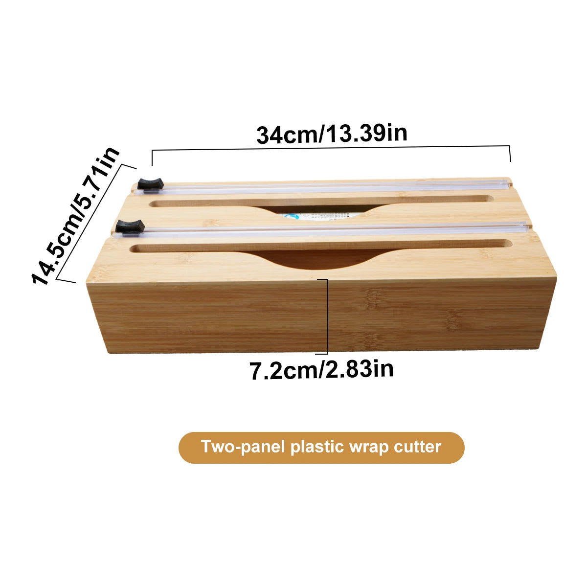 Bamboo Kitchen Wrap Organizer™
