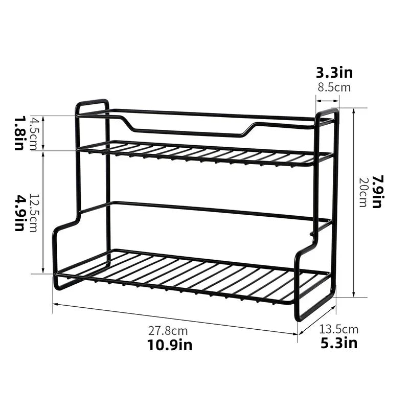 Elegant Stainless Steel Organizer Rack™
