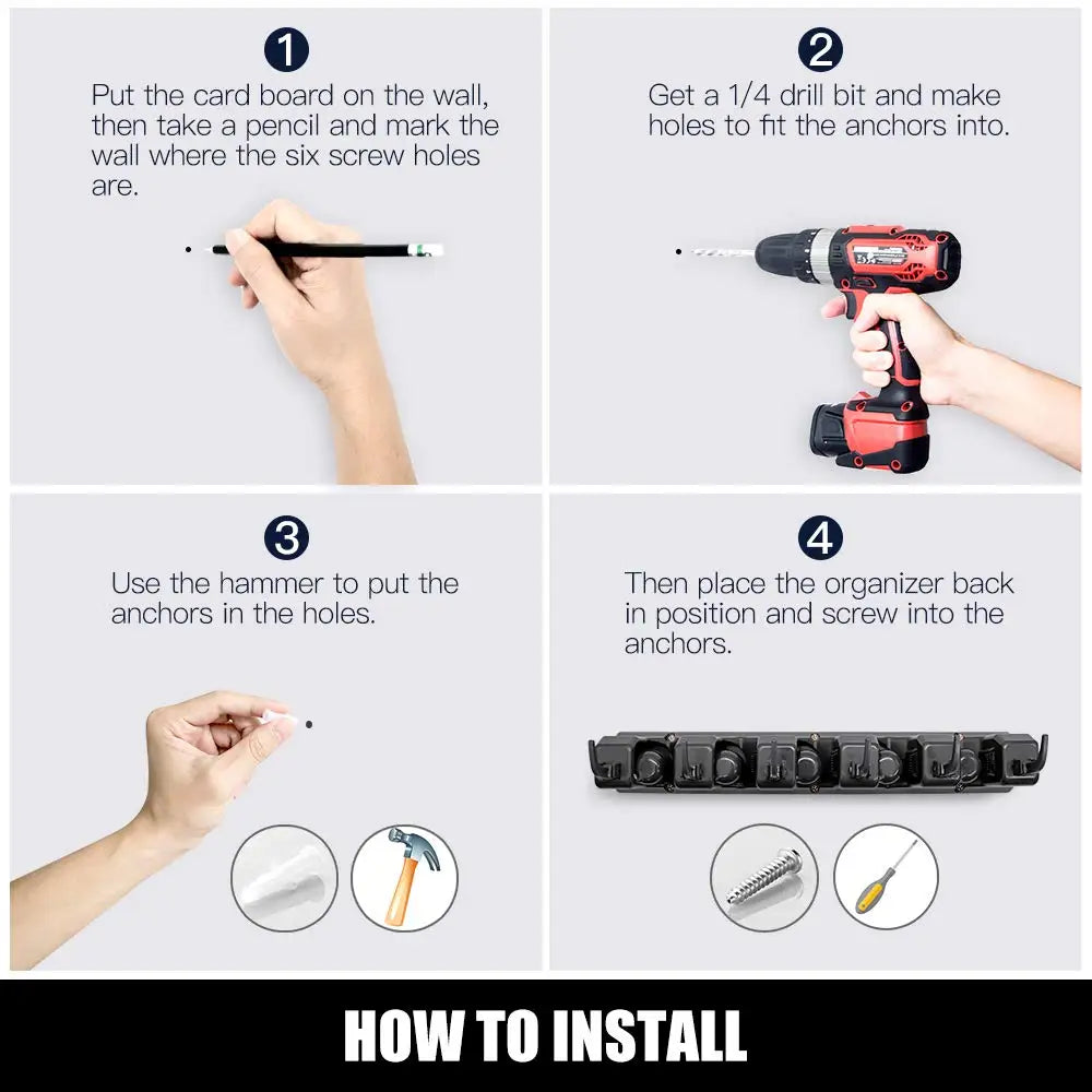 Ultimate Wall-Mounted Mop Holder™