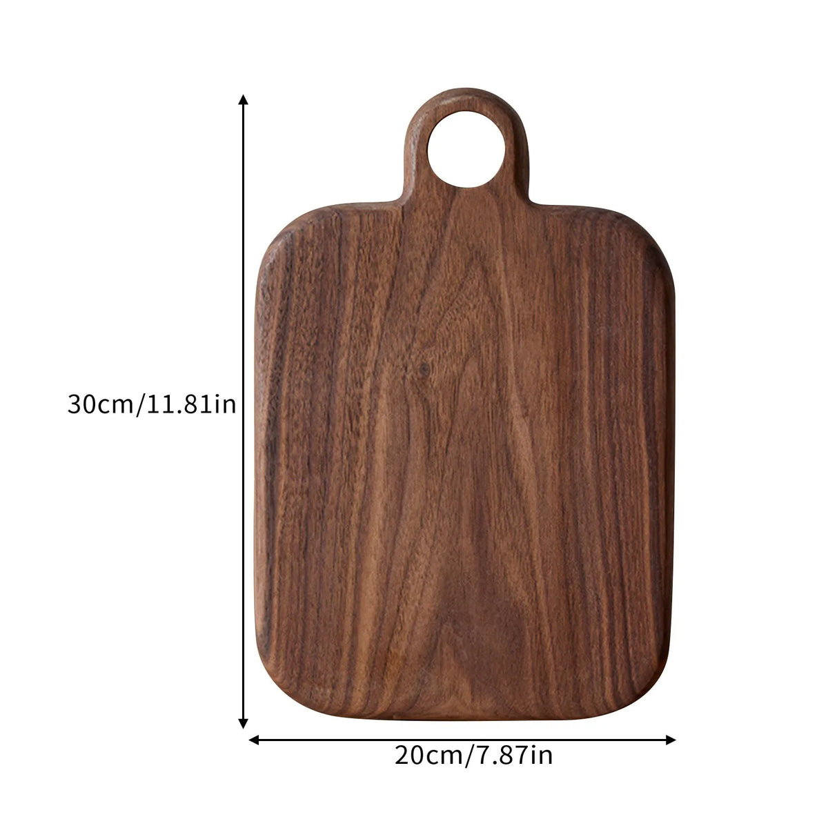 Long-handled Acacia Wood Cutting Board Solid Household Wooden Creative Photo Props Serving Charcuterie Boards Posing