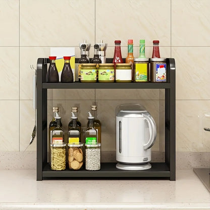 Elegant 2-Tier Metal Countertop Shelf™